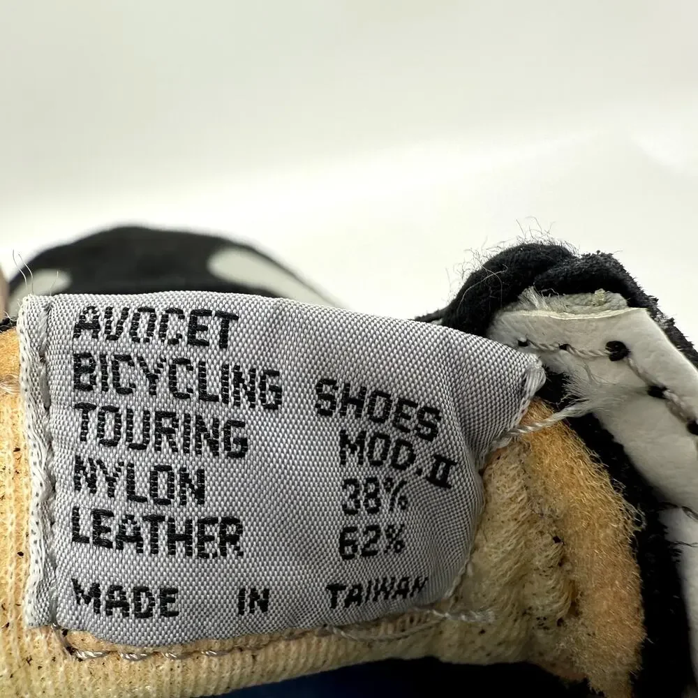 Avocet Bicycling Touring Model 2 Shoes Sneakers Men 5.5 Leather Gorpcore VTG
